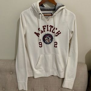 Abercrombie hoodie cream